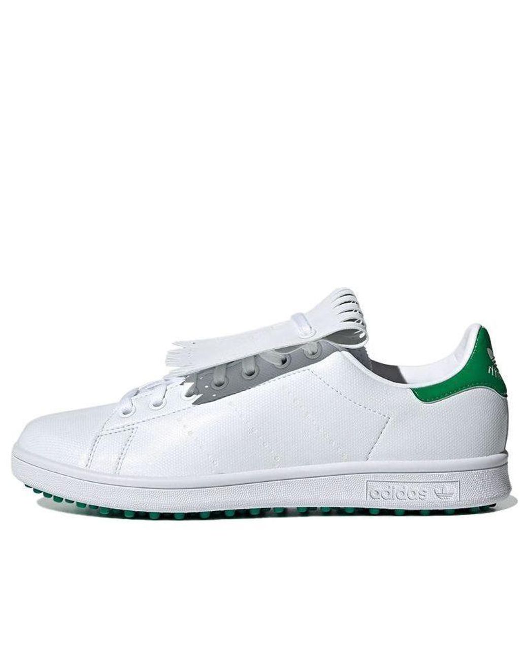 Adidas White Stan Smith Primegreen Spikeless Golf for men