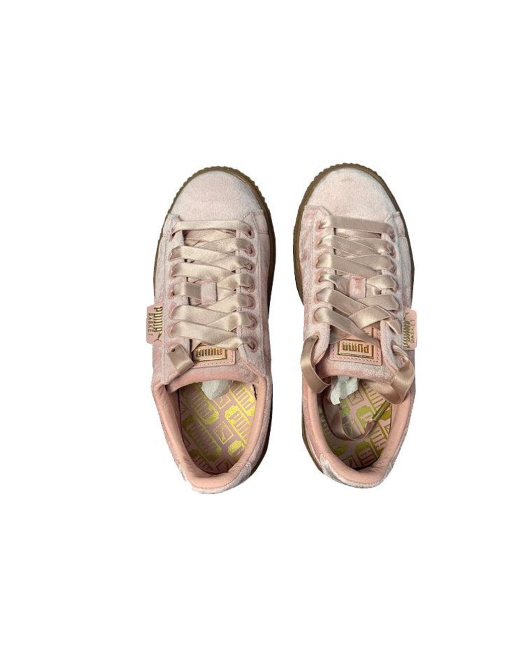 PUMA Pink (Wmns) Suede Platform Skateboarding Shoes