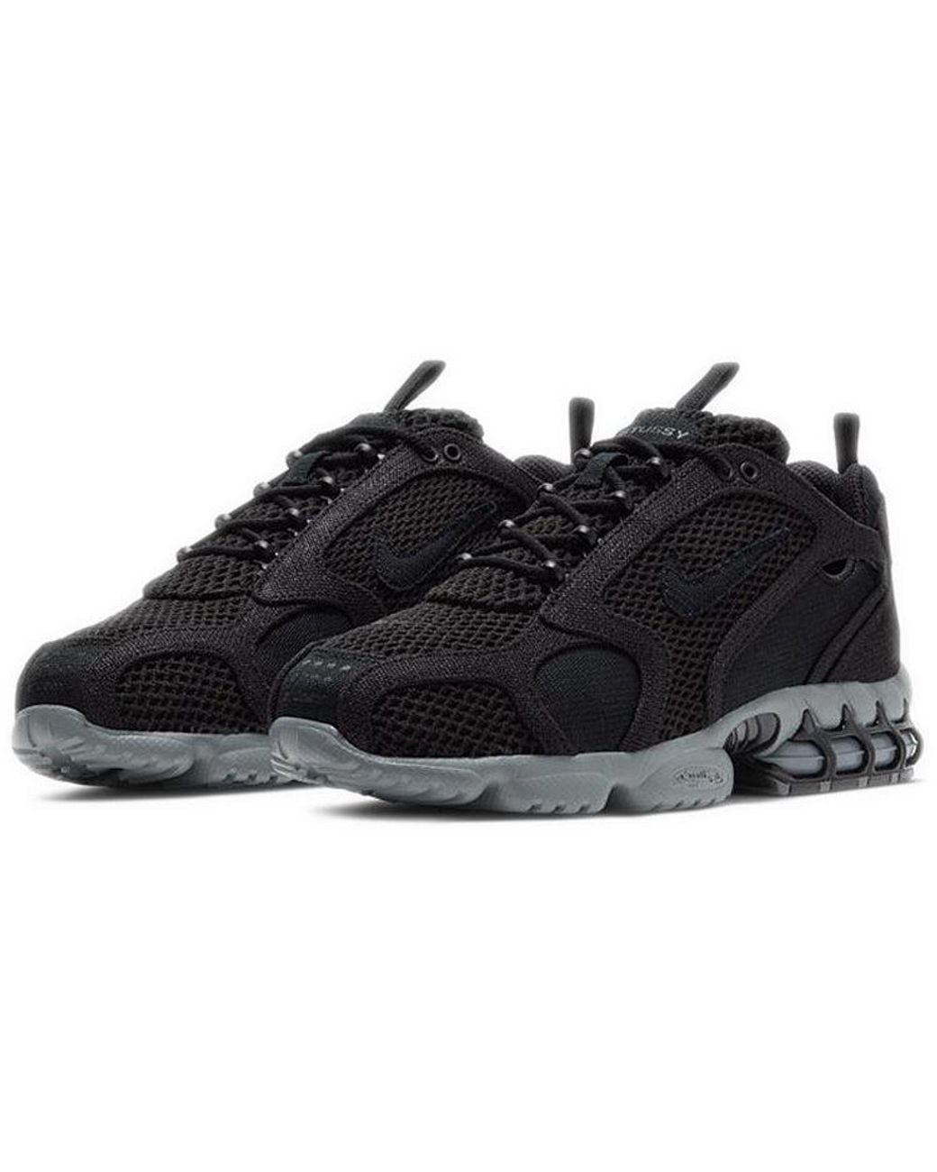 Nike Black X Stussy Air Zoom Spiridon Caged 2 Cool' for men