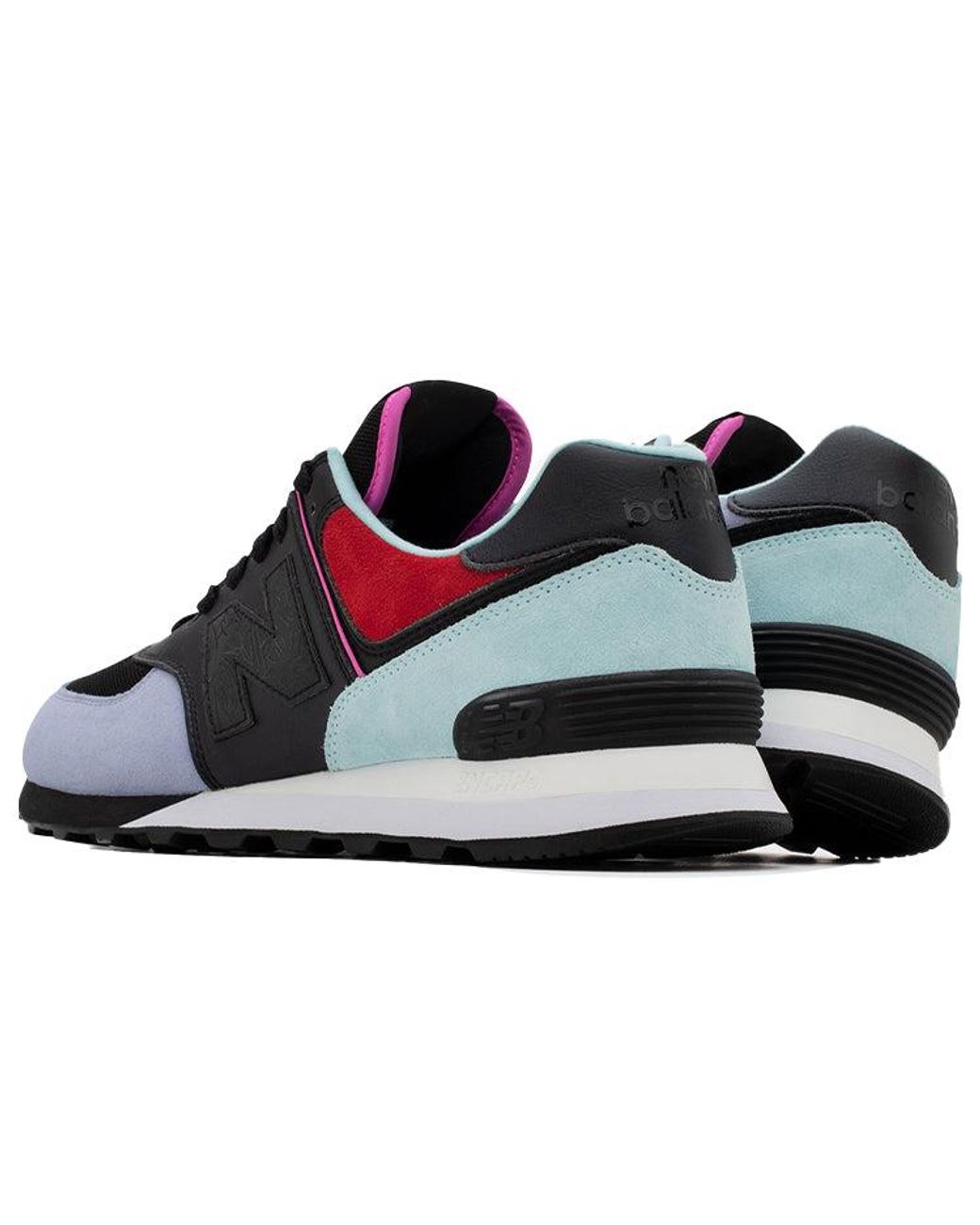 New Balance Blue Louis De Guzman X 574 'Geometric Color-Blocked' for men
