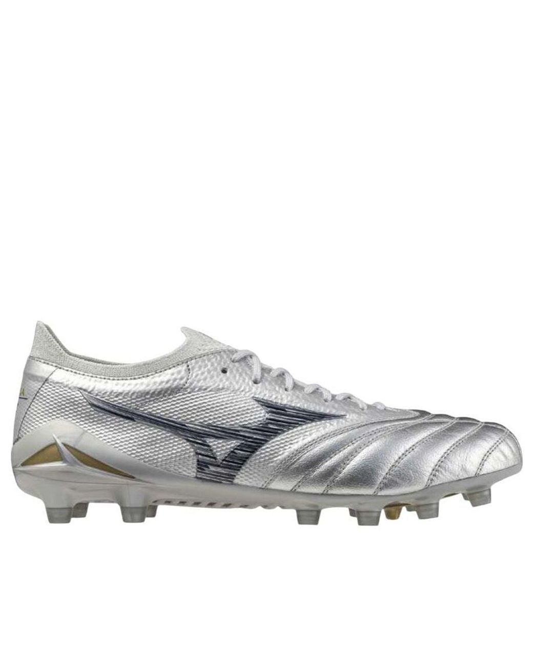 Mizuno Gray Morelia Neo 4 Beta Japan Fg 'Platinum Pack' for men
