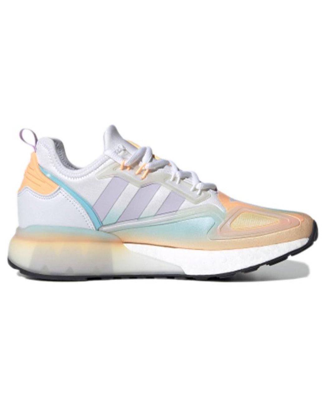 Adidas White (Wmns) Zx 2K Boost 'Space Race'