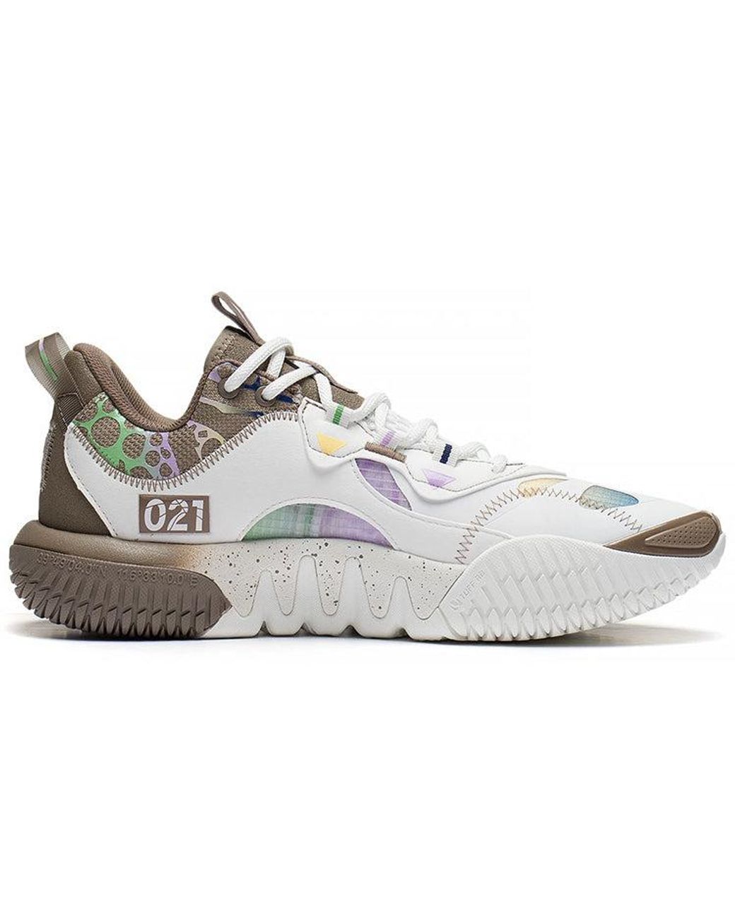 Li-ning White Badfive 2.5 Low 'Shanghai' for men