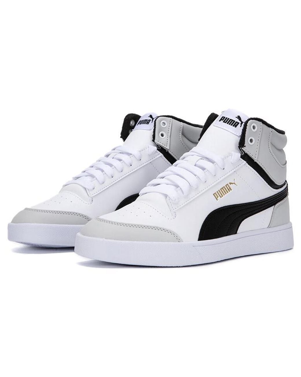 PUMA Black Shuffle Mid Wtr for men