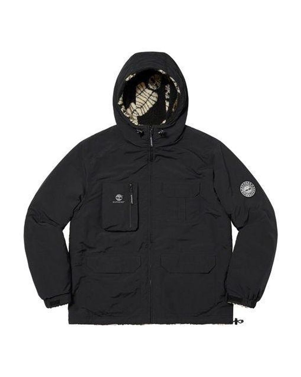 Supreme X Timberland Reversible Ripstop Jacket in Black for Men