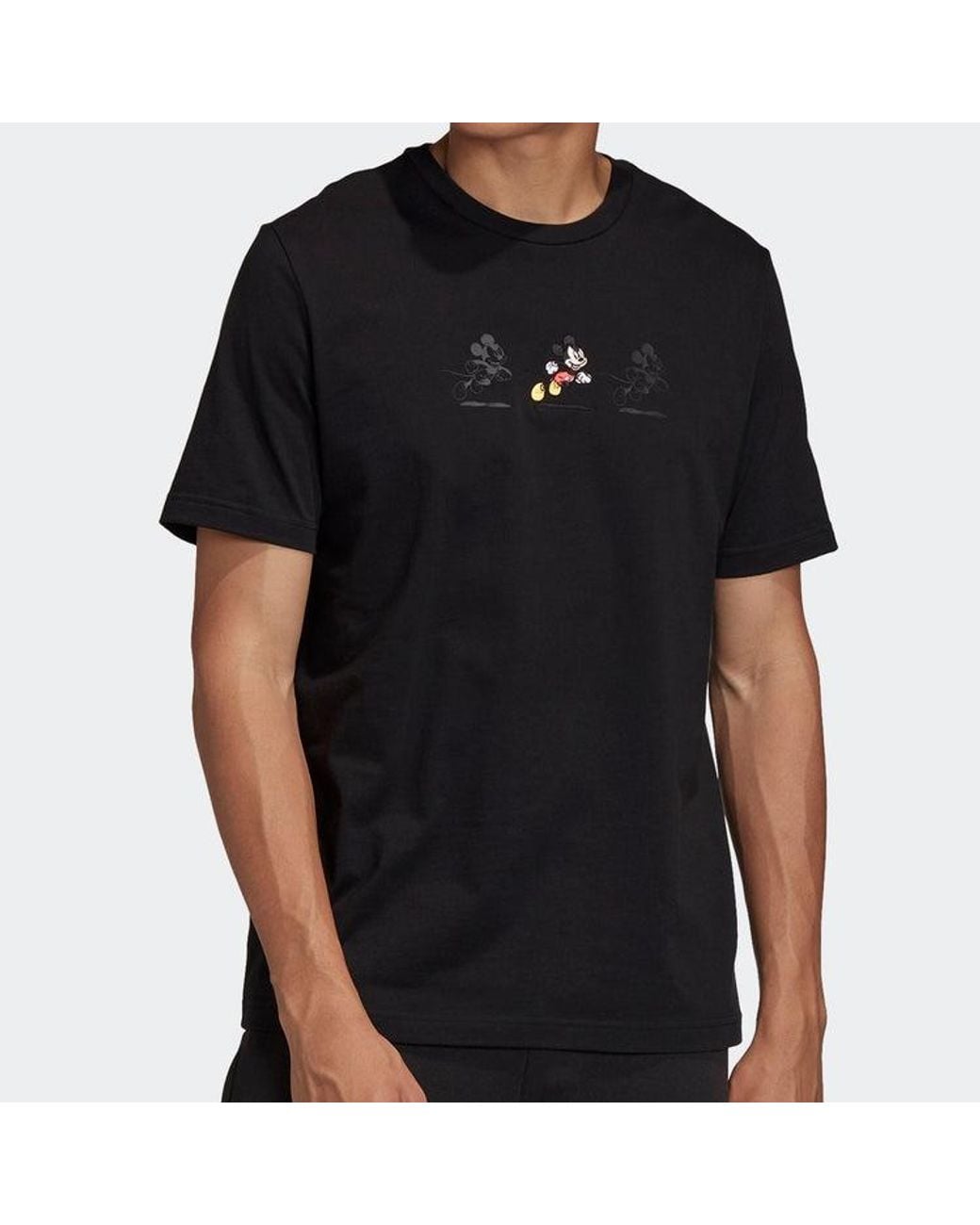 Adidas Black Disney Tee Training Sports Short Sleeve for men