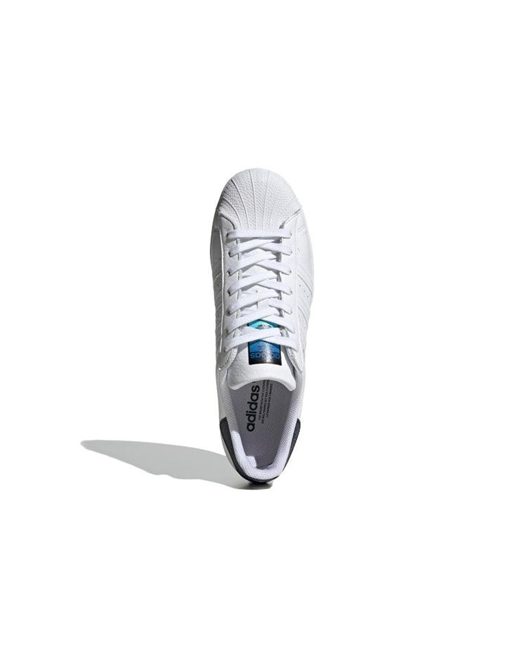 Adidas White Originals Superstar Shoes Core' for men