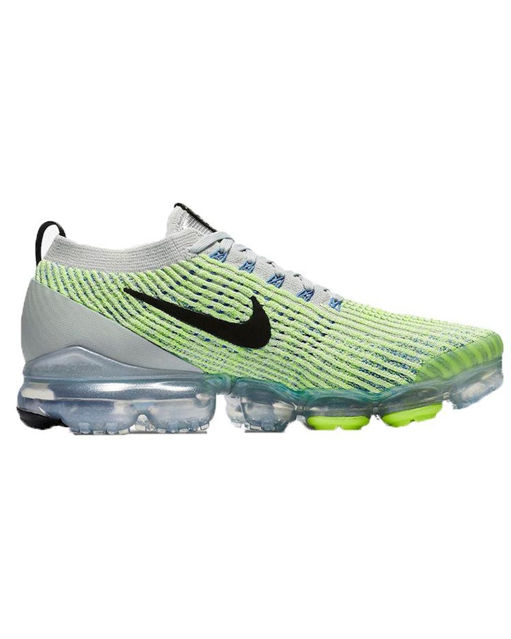 Nike Green Air Vapormax Flyknit 3 'Barely Volt' for men