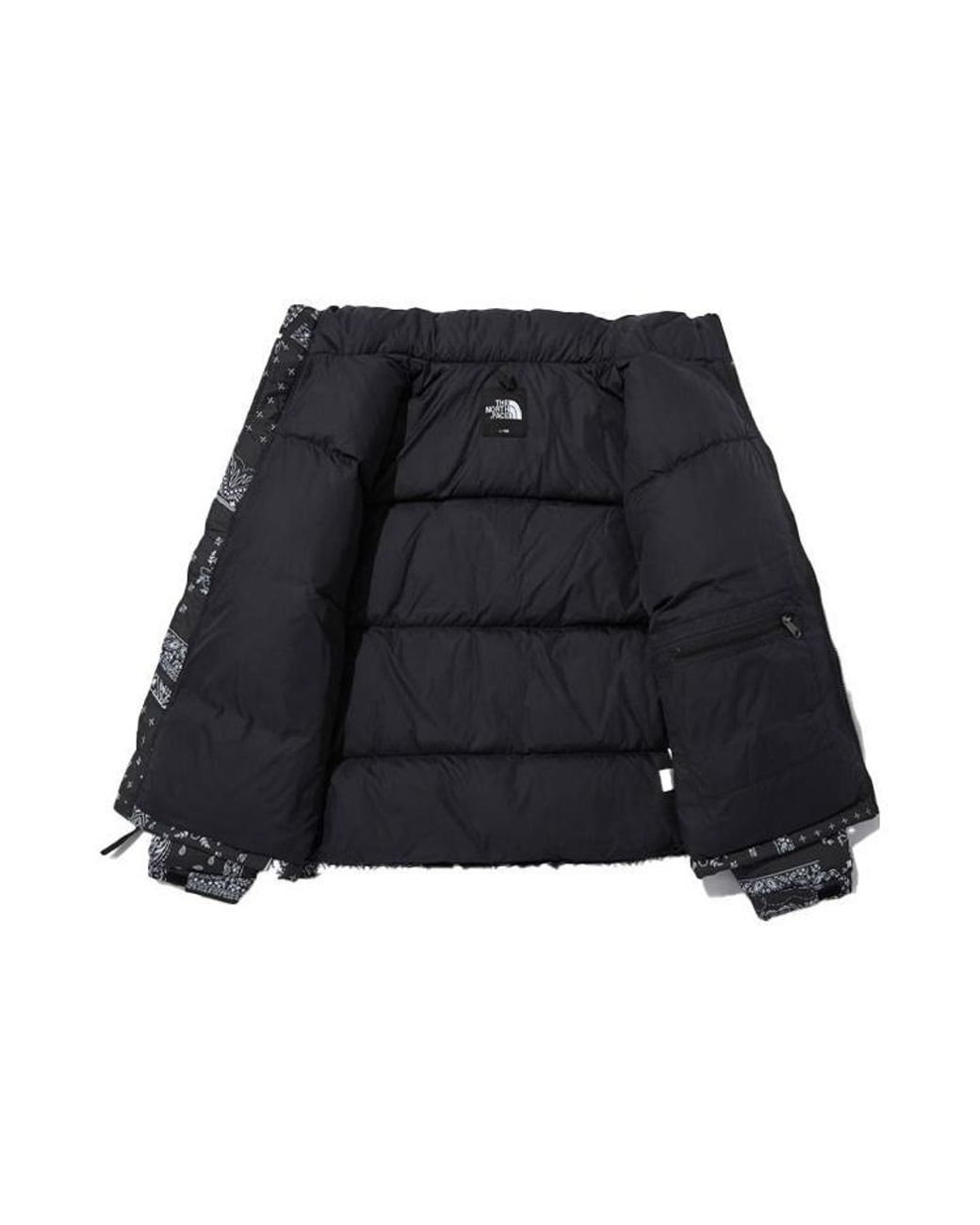 The North Face Black 1996 Nuptse Pattern for men