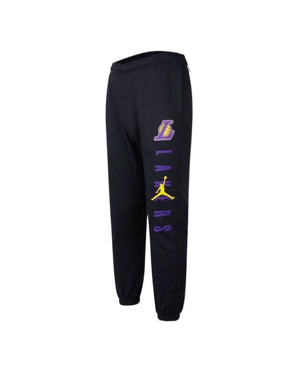 Nike Blue Nba Courtside Statement Edition Los Angeles Lakers Bundle Feet Sports Long Pants for men