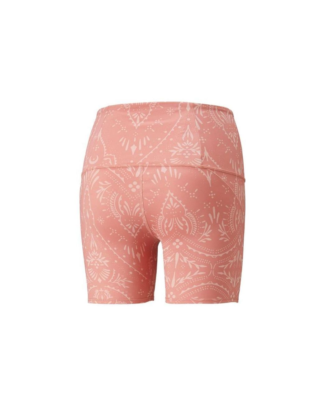 PUMA Pink (Wmns) Studio Printed 5 Inch Training Legging Short 'Rosette'