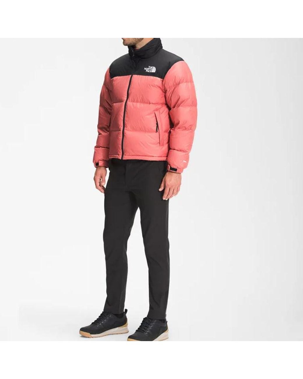 The North Face Red Ms 1996 Eco Nuptse Jacket Faded Rose for men