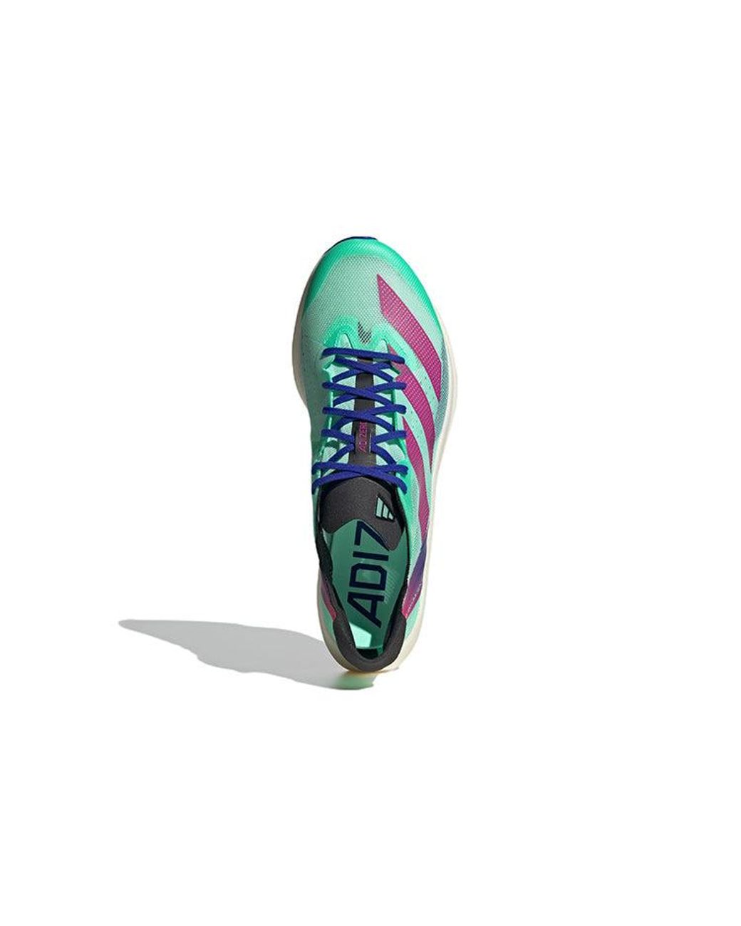 Adidas Blue Adizero Takumi Sen 9 'Pulse Mint Lucid Fuchsia' for men