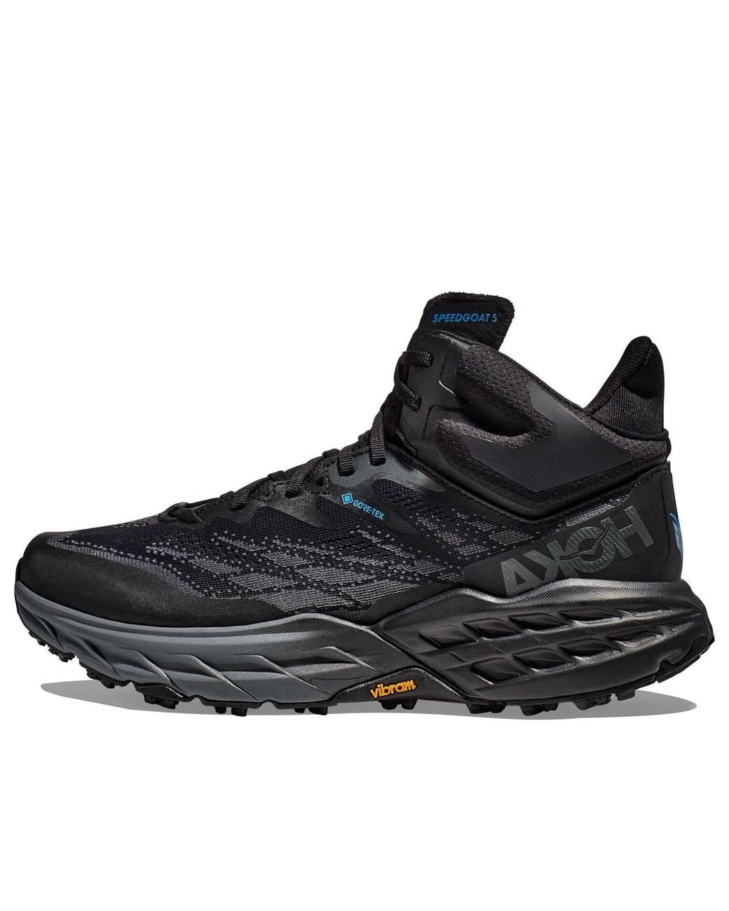 Hoka One One Black Speedgoat 5 Mid Gore-tex Trail Shoes for men