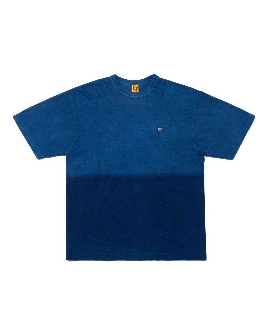 Human Made Blue Dyed T-Shirt #1 for men