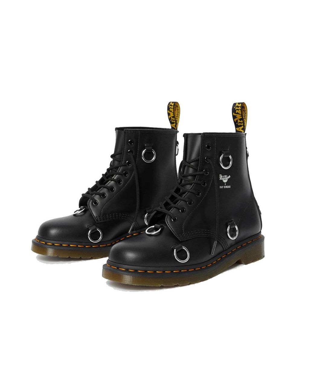 Dr. Martens Black Raf Simons X 1460 Smooth for men