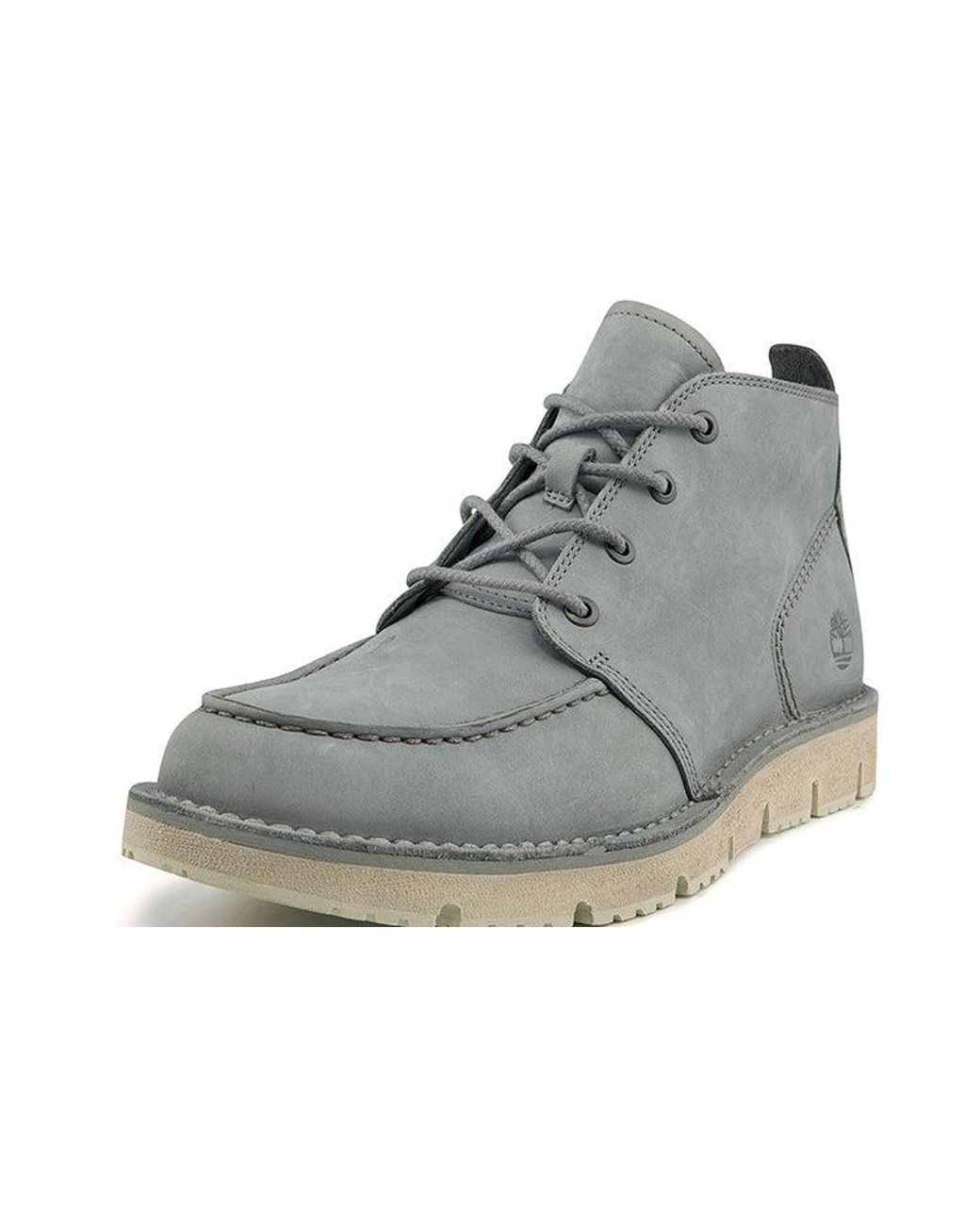 Timberland Gray Westmore Moc Toe Chukka Boots for men