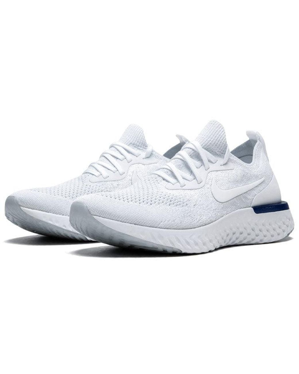 Nike White (Wmns) Epic React Flyknit Racer'