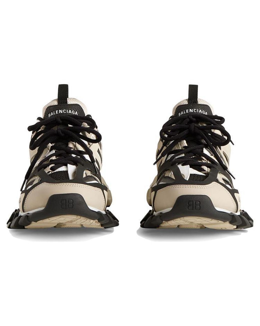 Balenciaga Black Track Sneakers And Mesh And Nylon' for men