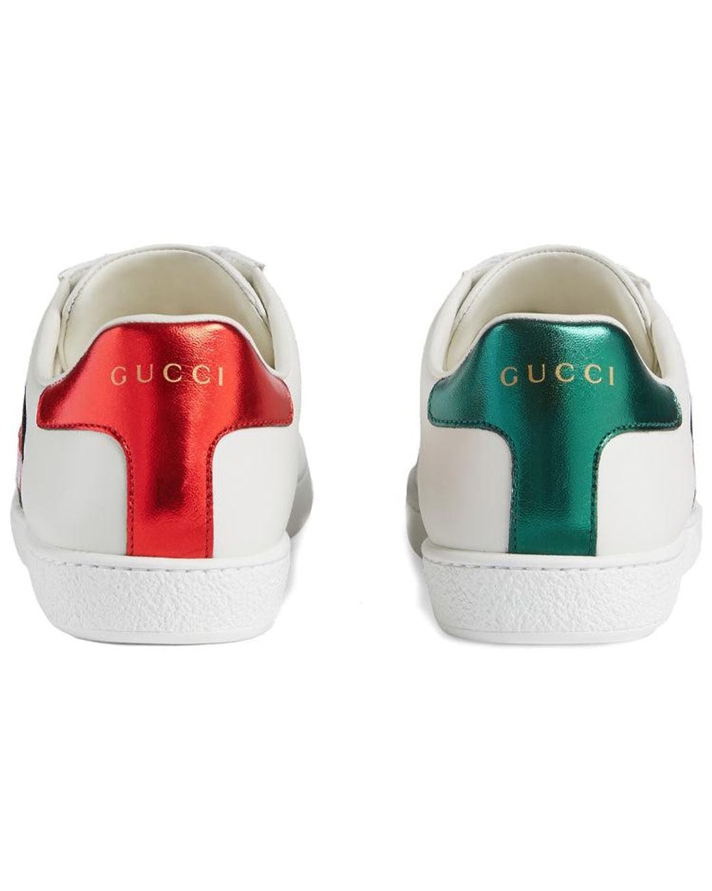 Gucci Red (Wmns) Ace Low 'Gg Apple Patch