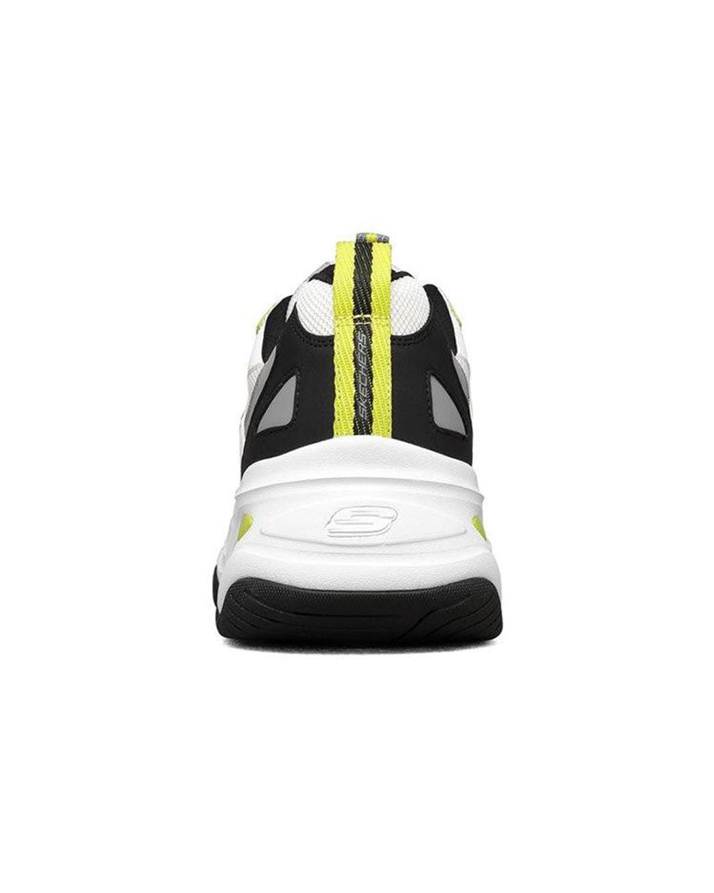Skechers White D Lites 4.0 Low-Dad Shoes for men