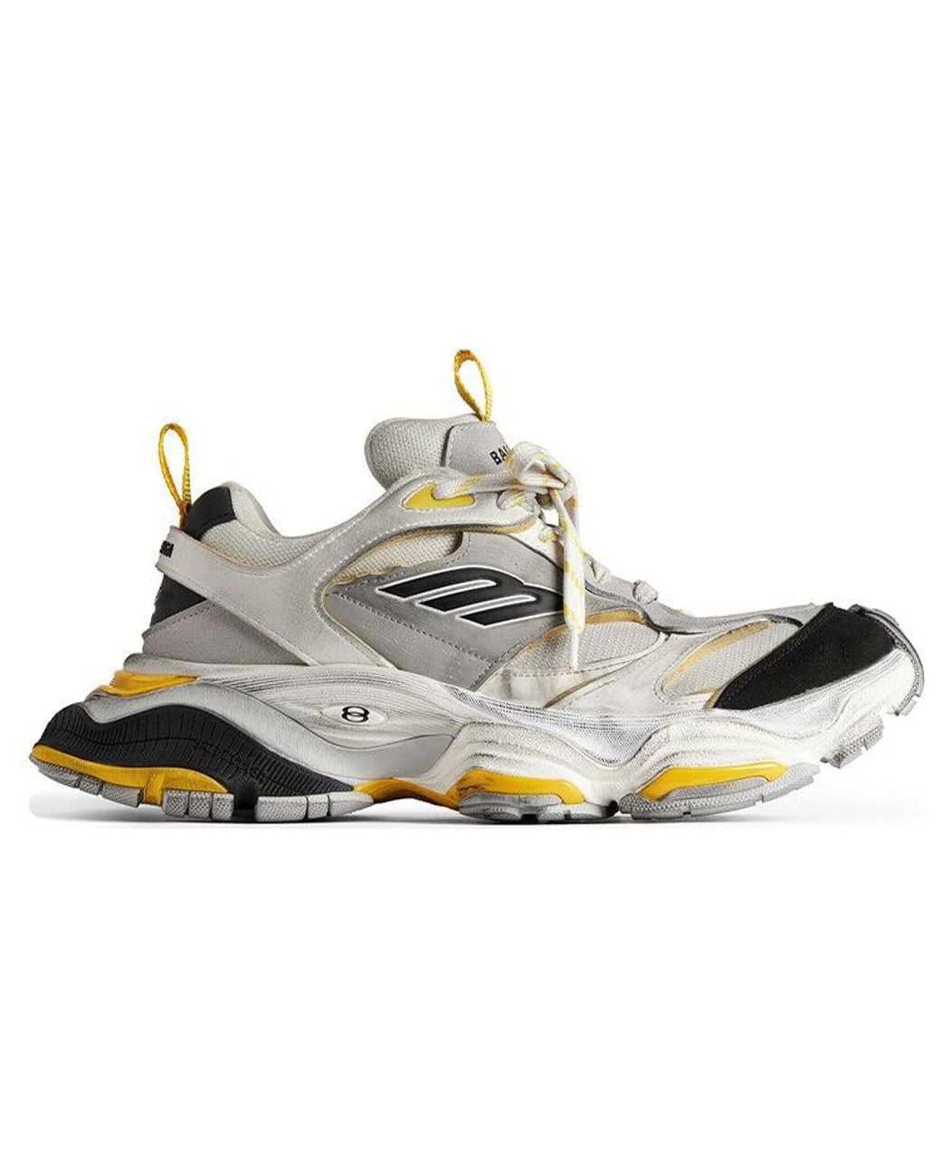 Balenciaga White Cargo Sneakers for men