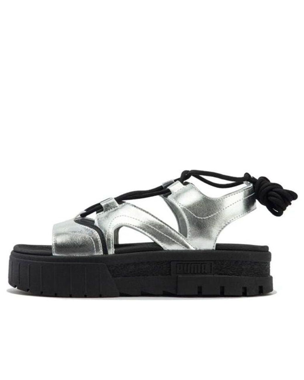 PUMA Black (Wmns) Cilia Wedge Sandals