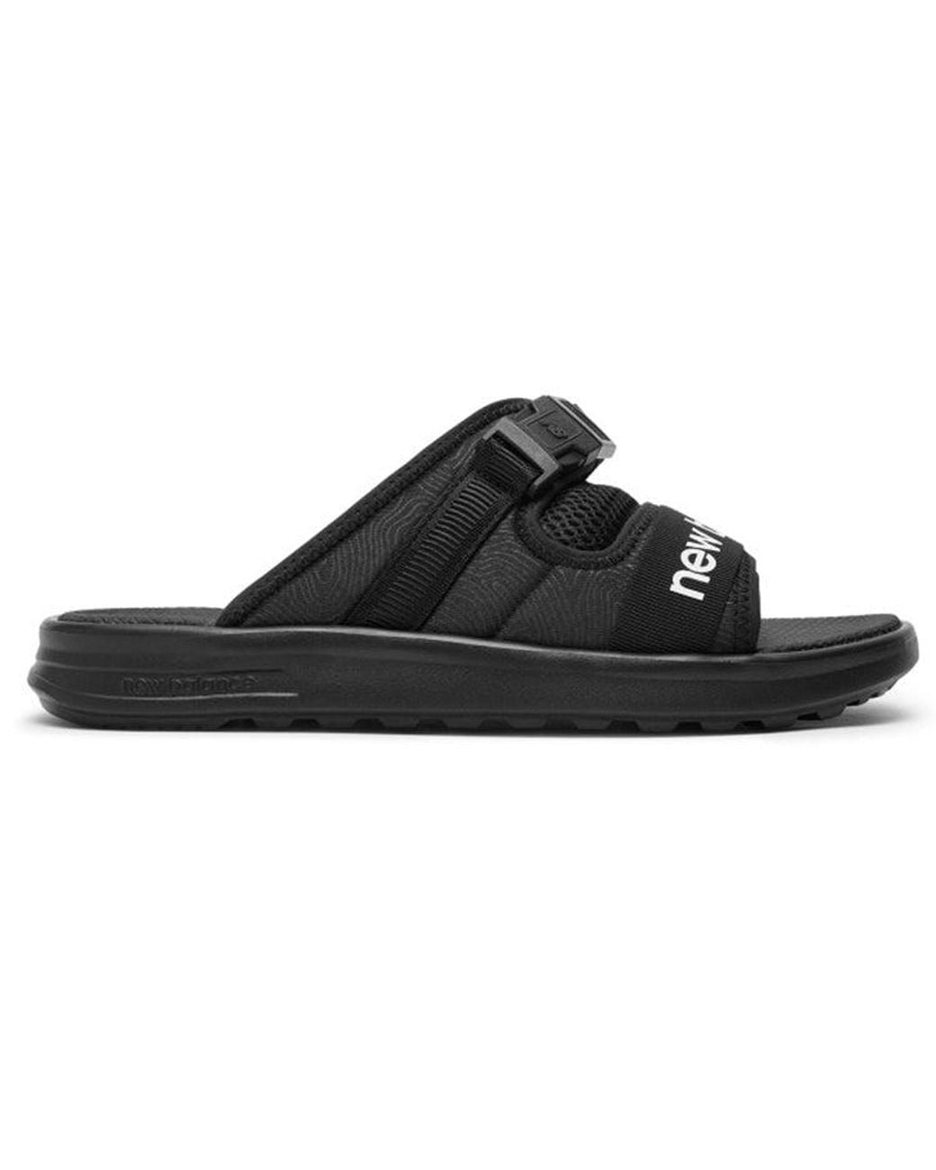 New Balance Black 330 Slides for men