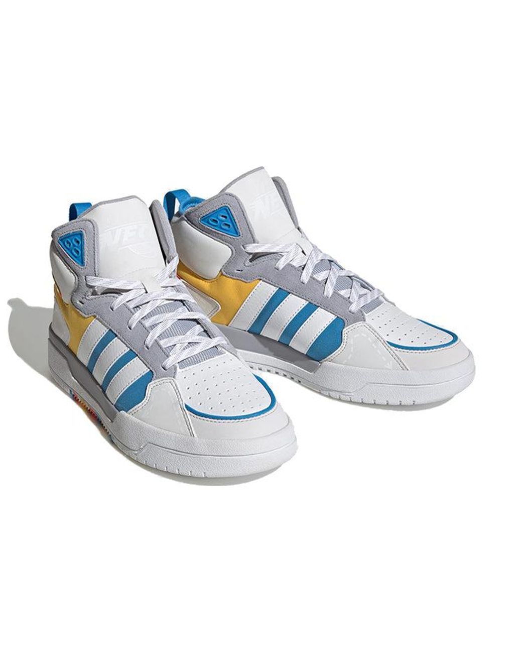 Adidas Blue (Wmns) Neo 100Db Mid Basketball Shoes 'Multi-Color'