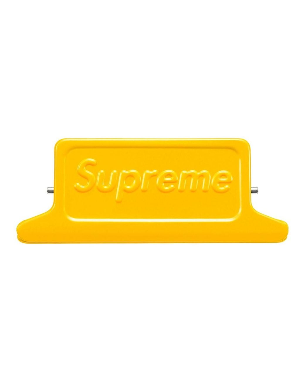 Supreme Yellow Dulton Samll Clips for men