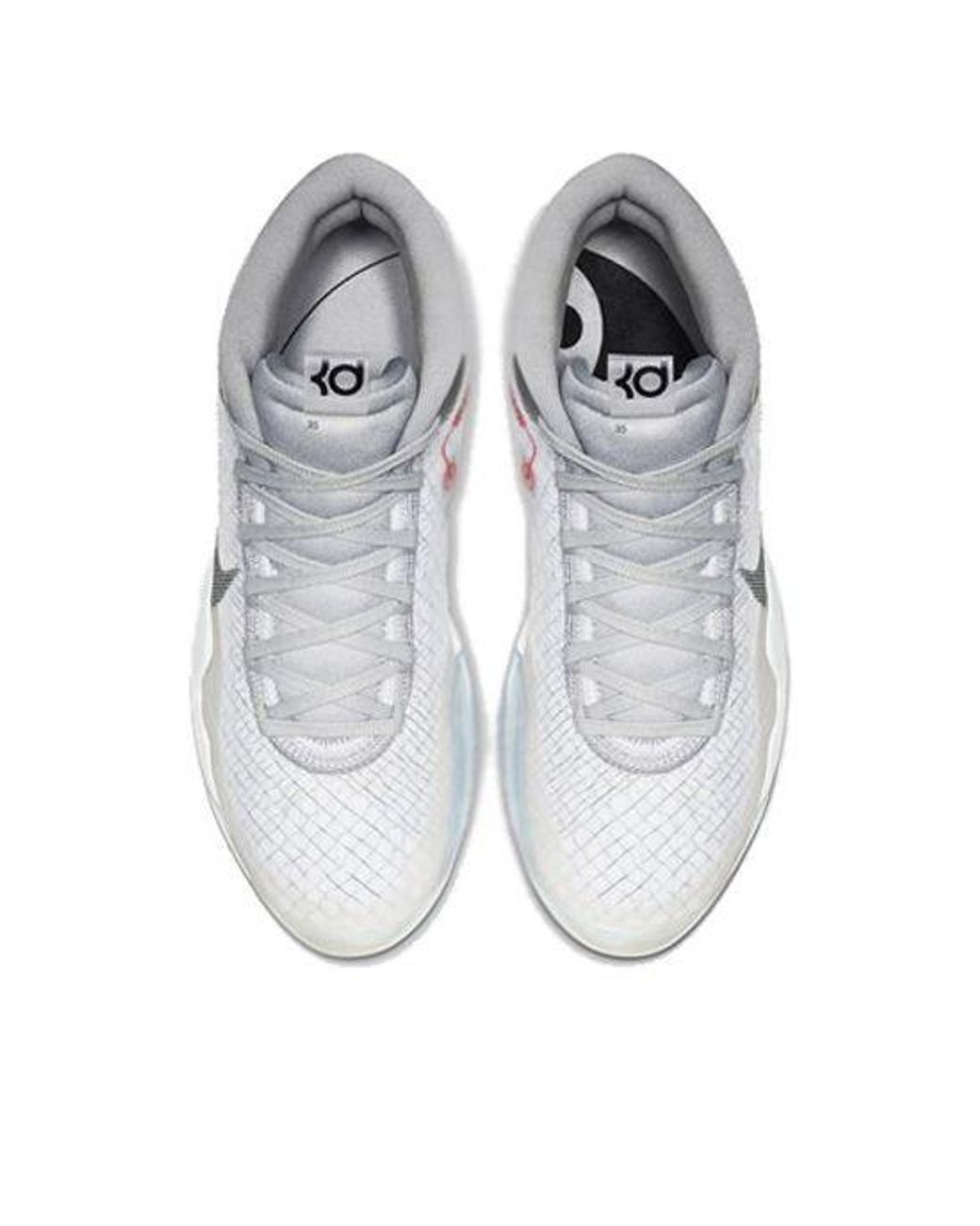 Nike White Zoom Kd 12 'Wolf' for men