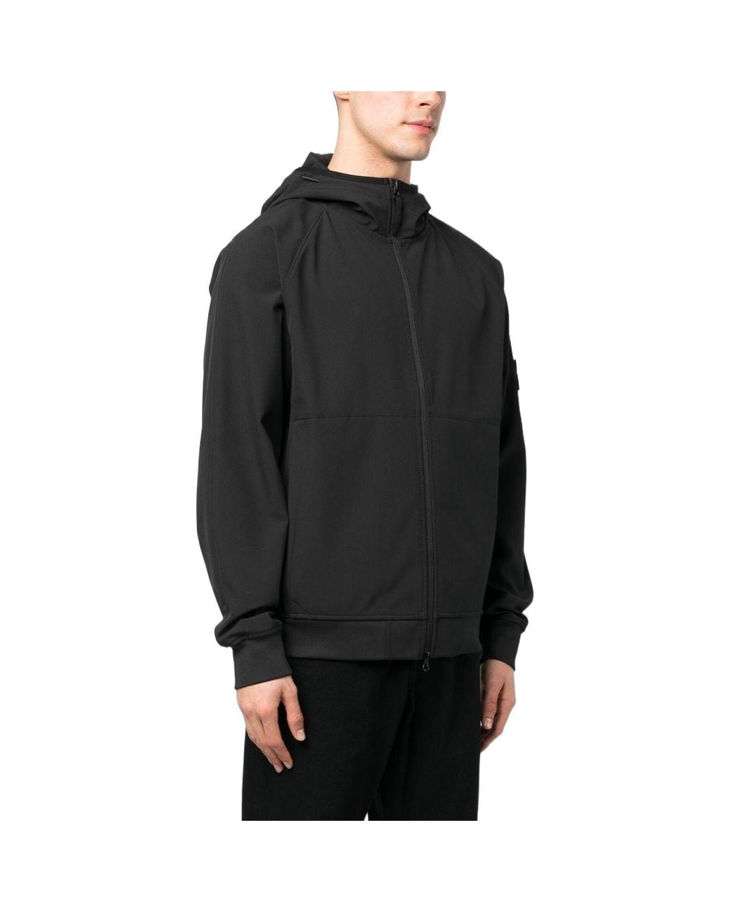 Stone Island Gray Light Soft Shell Jacket for men