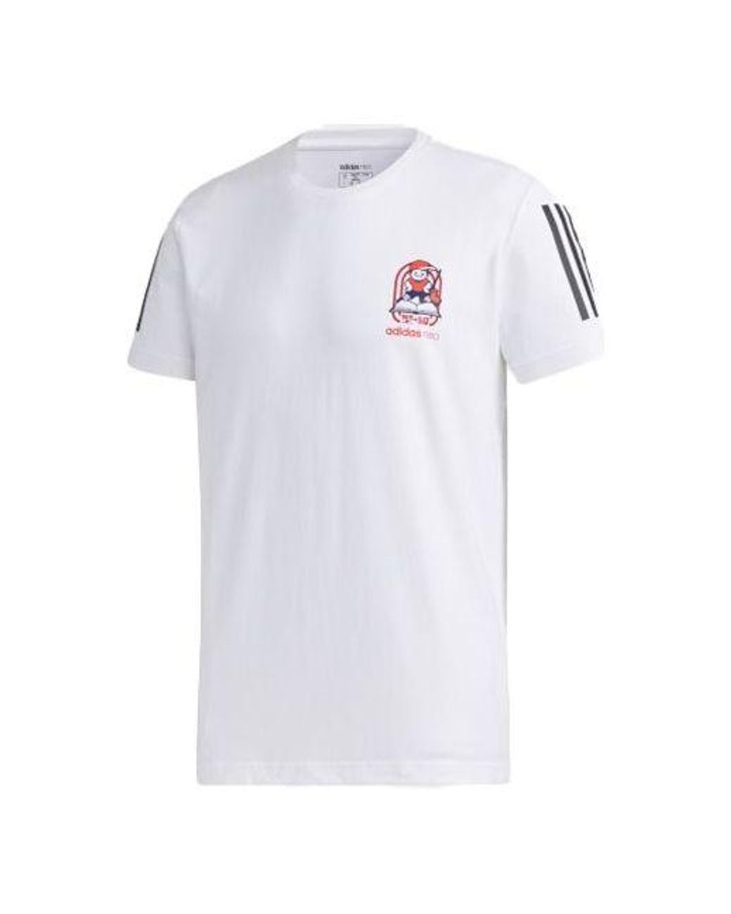 Adidas White Neo M Gk Tee1 Casual 2020 Round Neck for men