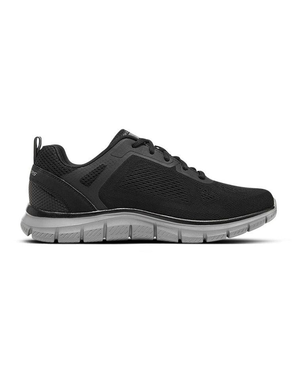 Skechers Black Track Broader Trainers for men