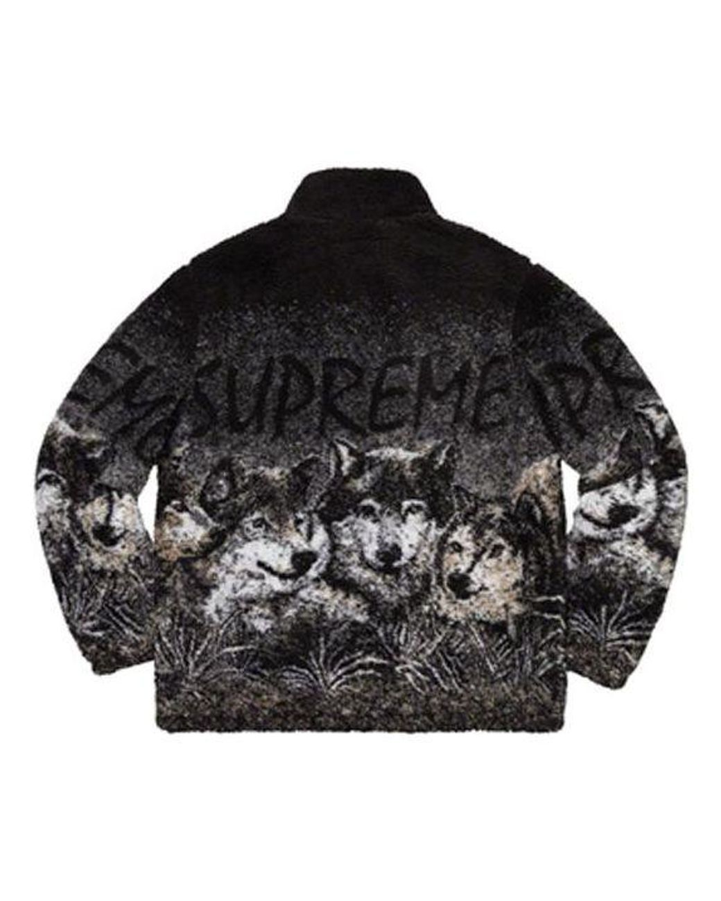 Supreme Wolf Fleece Jacket in Black for Men | Lyst UK Supreme Wolf Fleece Jacket in Black for Men | Lyst UK