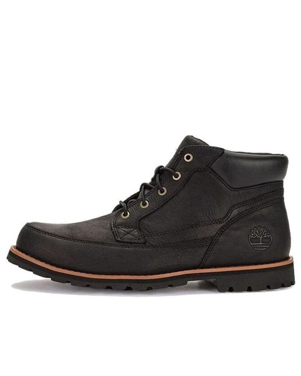 Timberland Black Attleboro Premium Chukka Boot Full Grain' for men