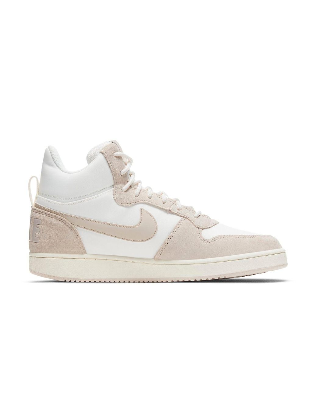 Nike White (Wmns) Court Borough Mid Premium 'Sail Light Orewood'