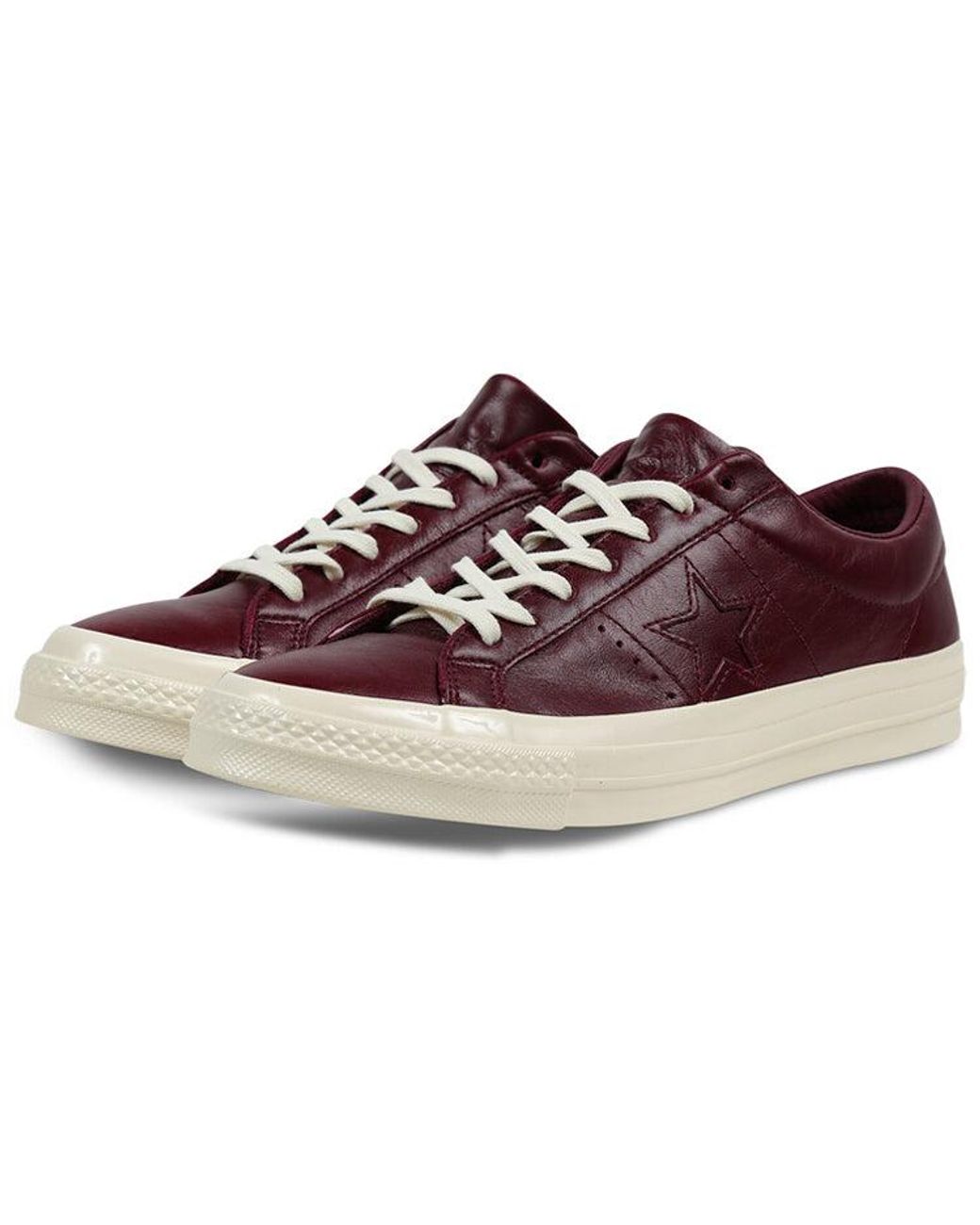 Converse Brown One Star Low 'Dark Sangria' for men