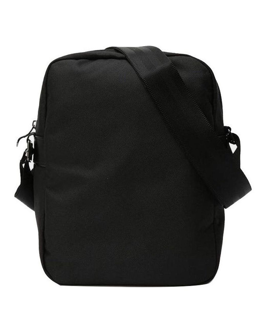 Adidas Black 3-Stripes Organizer Bag for men