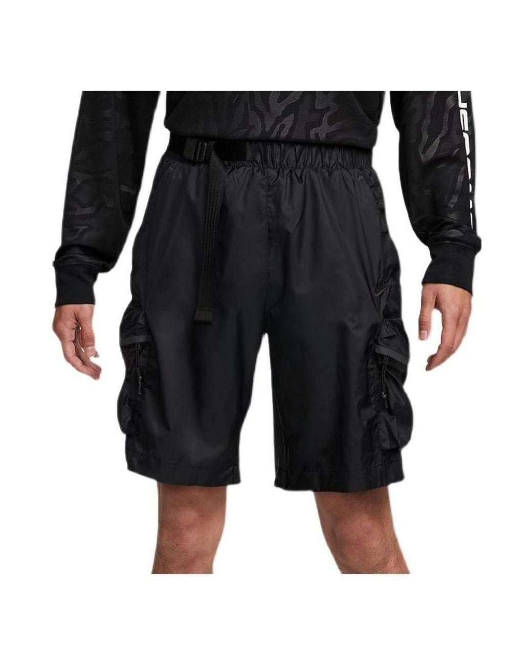 Nike Black Sportswear Tech Pack Cargo Pocket Shorts for men