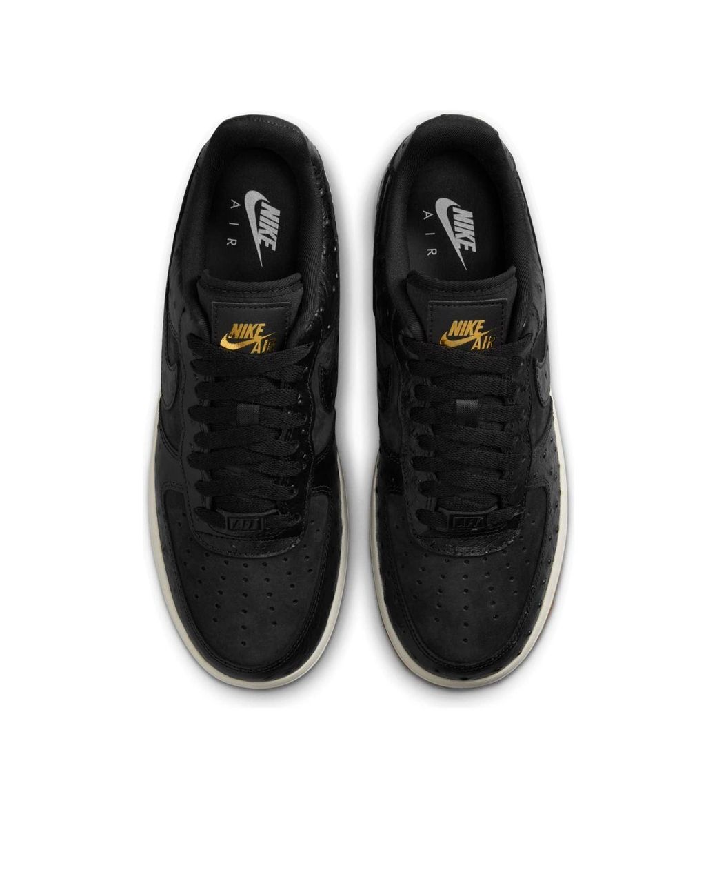 Nike Black (Wmns) Air Force 1 '07 Lx Ostrich'