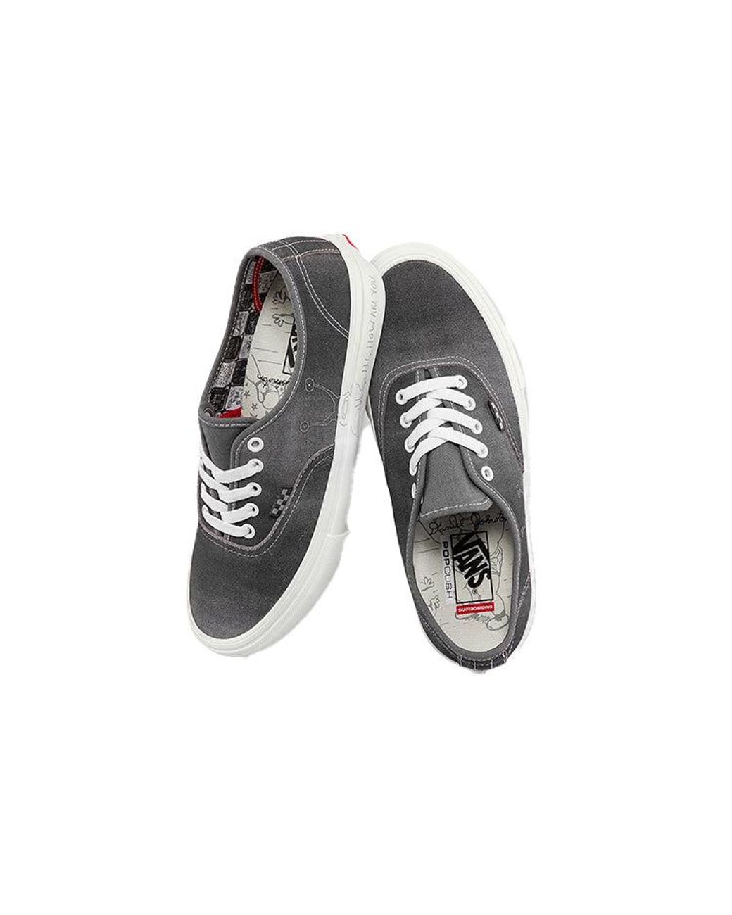 Vans Gray Daniel Johnston X Skate Authentic 'Hi, How Are You Project' for men
