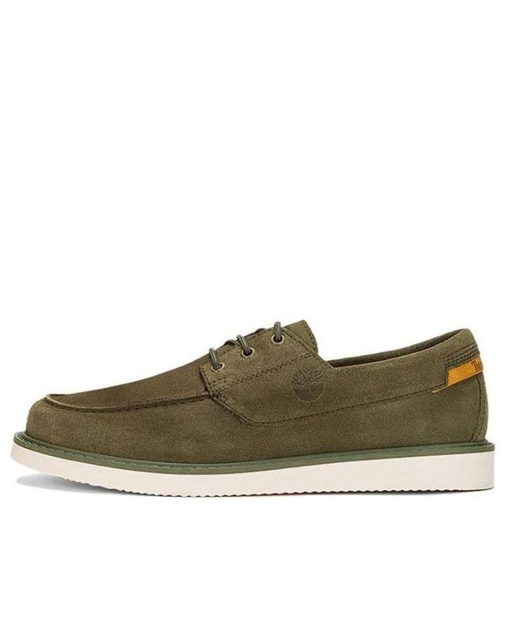 Timberland Brown Newmarket Ii Boat Shoes 'Lichen' for men