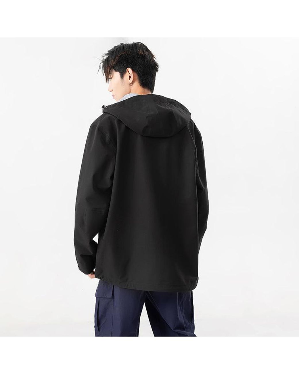 Mizuno Black Classic Logo Jacket for men