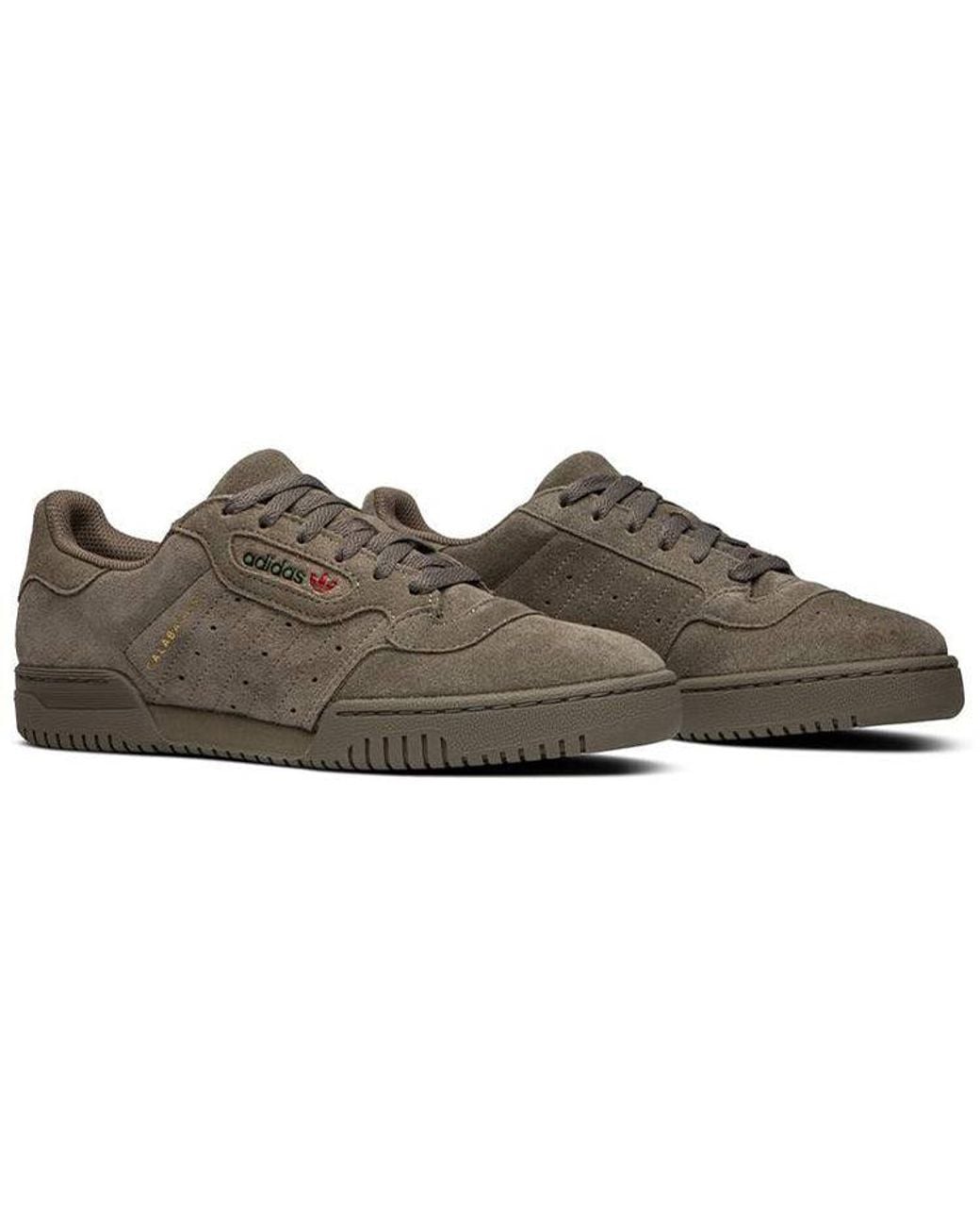 simple brown yeezy powerphase