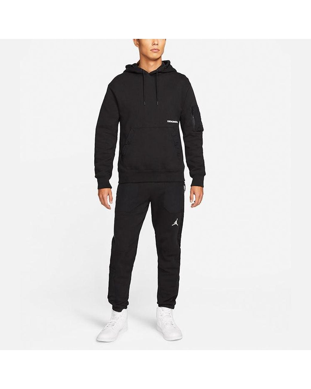 Nike Black 23 Engineered Casual Fleece Bundle Feet Sports Pants/Trousers/Joggers for men