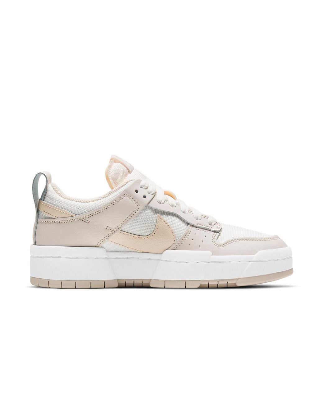 Nike White Dunk Low Disrupt