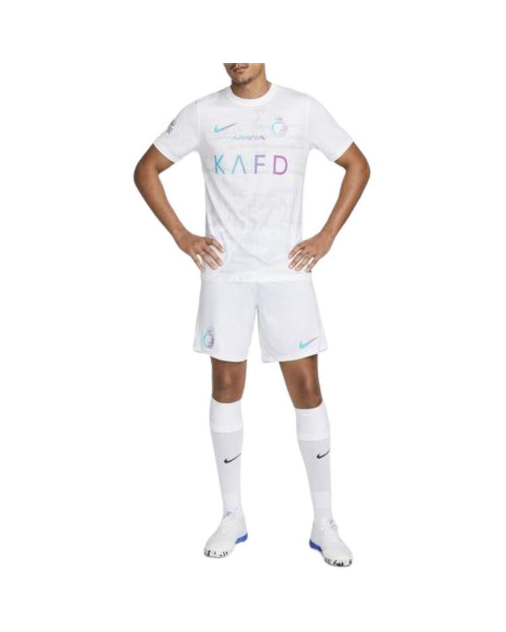 Nike White Al Nassr Fc 23/24 Stadium Third Jersey for men