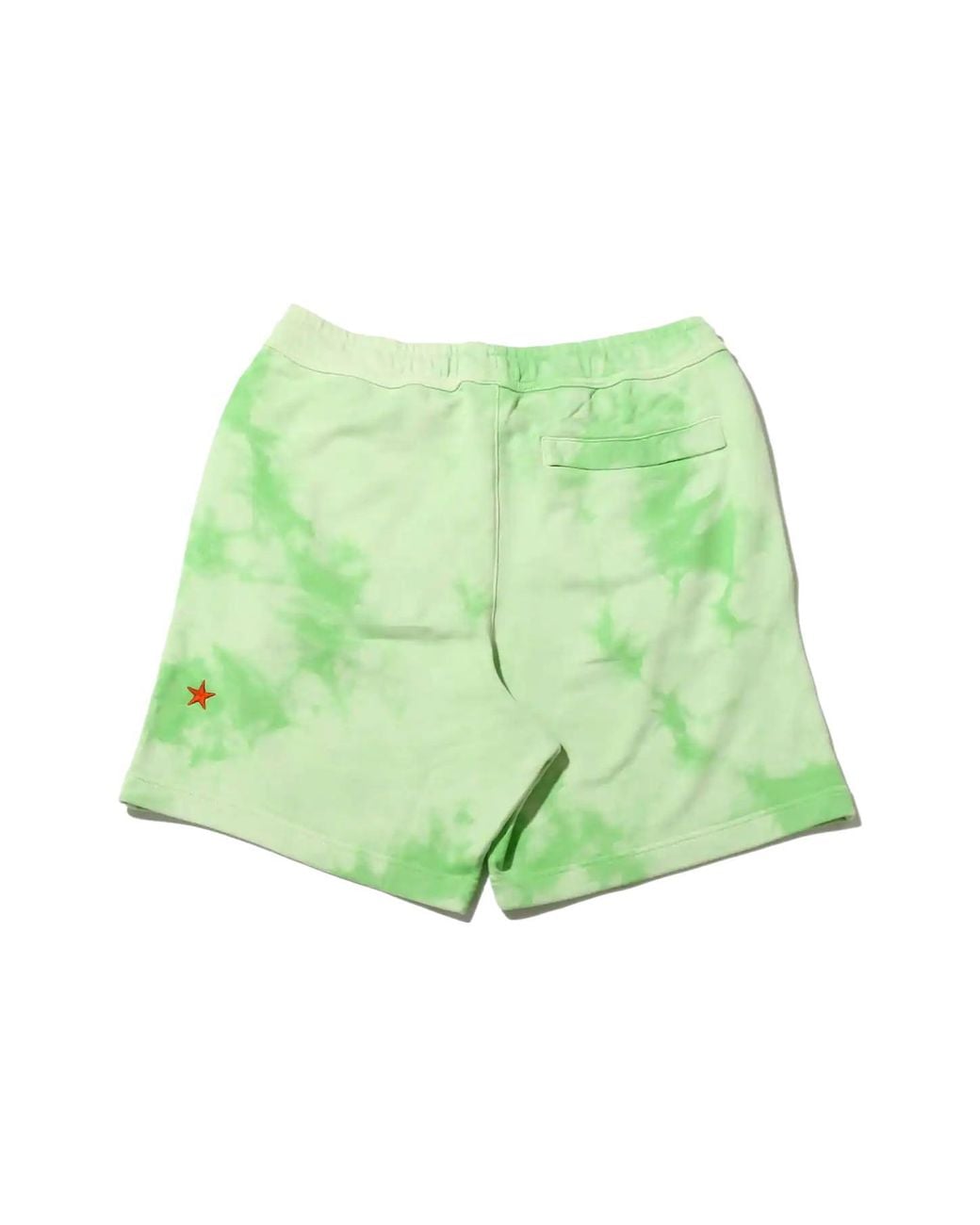 Nike Green Sportswearfrench Terry Solid Color Logo Flowers Embroidered Casual Shorts Light for men