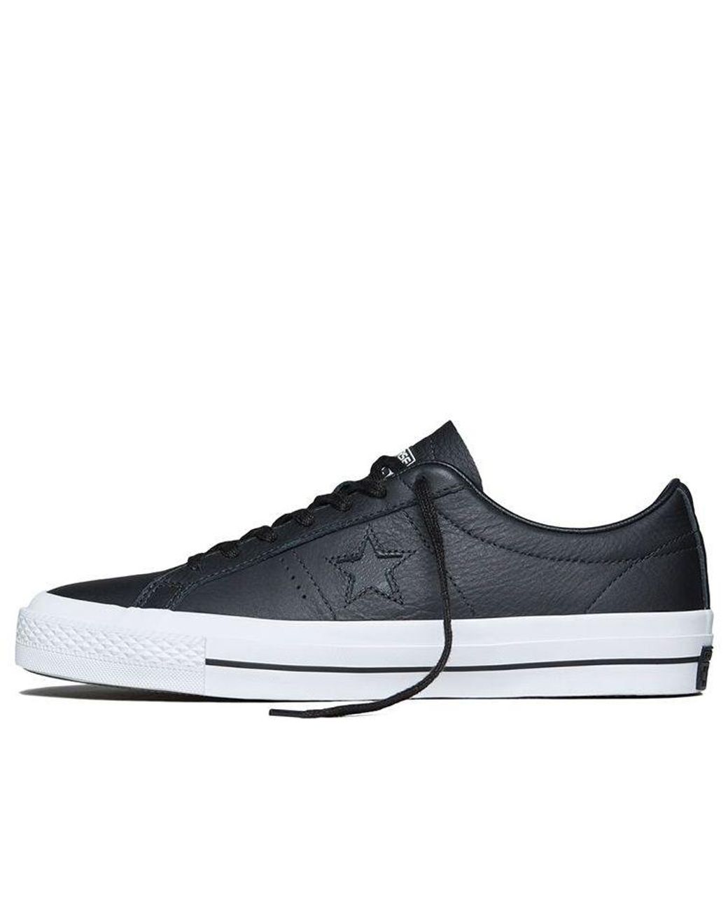 Converse Blue One Star Leather Low-Top Sneakers for men
